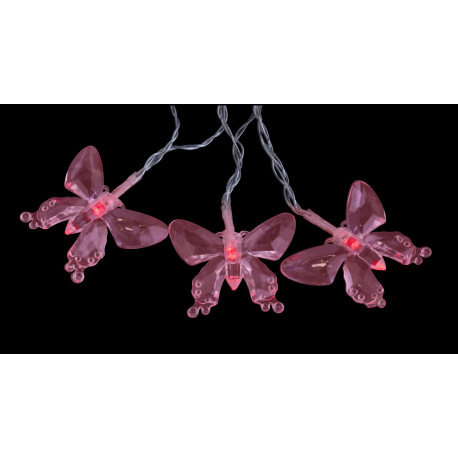 Solárne svietidlo, plast čierny, plast transparentný, dĺžka 4,6 m, IP44, menič farieb, akumlátor AA 5