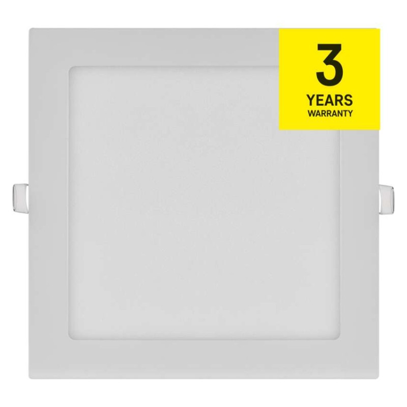 LED vstavané svietidlo NEXXO, štvorec, biely, 18W, teplá biela 13