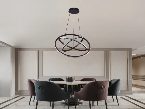 LED závesné svietidlo na lanku + diaľkový ovládač 105W - J4350/BR 10