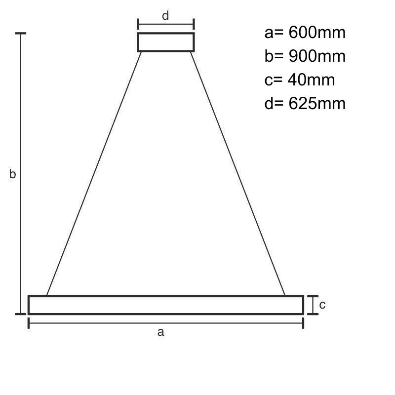 LED závesné svietidlo na lanku + diaľkový ovládač 55W - J4320/B 9