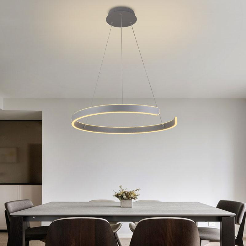 LED závesná lampa + diaľkový ovládač 70W - J4326/S 9