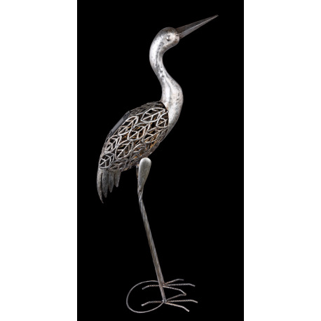 Solárne svietidlo, kov sivý, žeriav, IP44, akumulátor AA 300mAh 1,2V, DxŠxV:290x150x770, vrátane 1xL 5