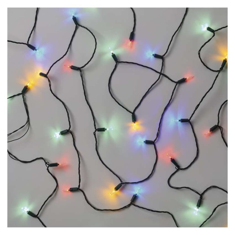 LED vianočná reťaz – tradičná, 17,85 m, vonkajšia aj vnútorná, multicolor 5
