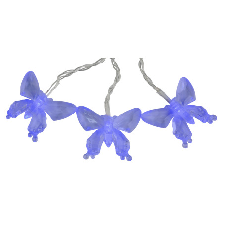 Solárne svietidlo, plast čierny, plast transparentný, dĺžka 4,6 m, IP44, menič farieb, akumlátor AA 6