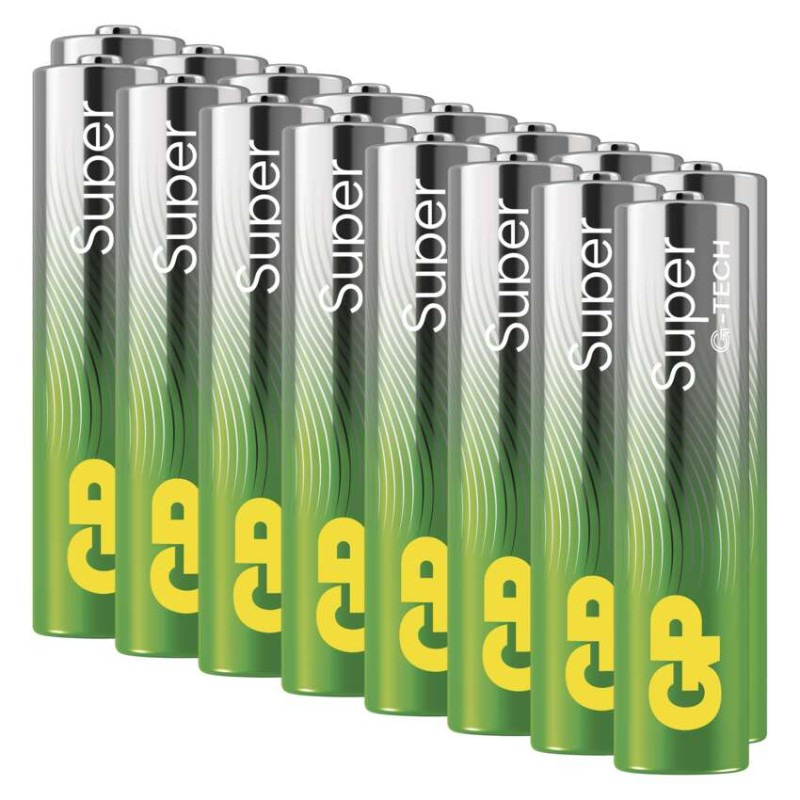 Alkalická batéria GP Super LR03 (AAA), 16 ks 1