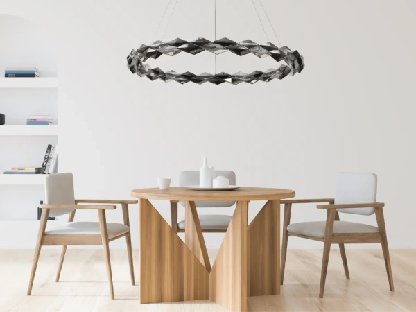 LED závesné svietidlo na lanku + diaľkový ovládač 55W - J6328/CH 10