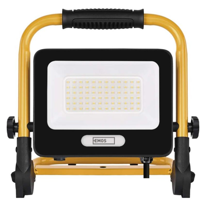 LED reflektor GLARO 50 W, žlto-čierny, IP65, 5000 lm, neutrálna biela 2