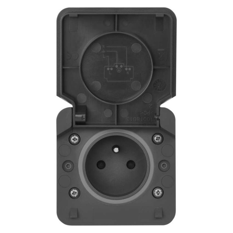 EMOS Cyklone zásuvka nástenná IP55 3