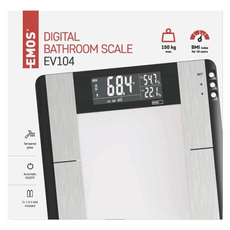 Digitálna osobná váha EV104 11