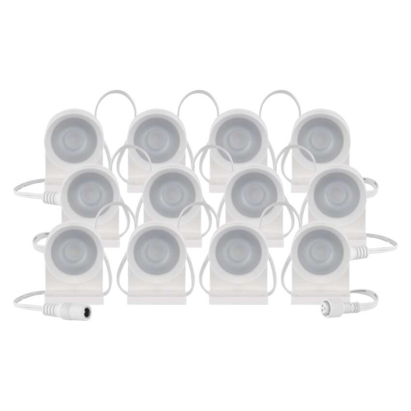 GoSmart LED reflektor - 255 cm reťaz, 12 častí, 7 W, RGBIC+CCT, stmievateľný, WiFi