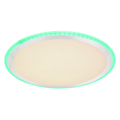 Stropné svietidlo, kov biely, hliník, plast opál biely, nočné svetlo, stmievateľné, diaľkové ovládan 4