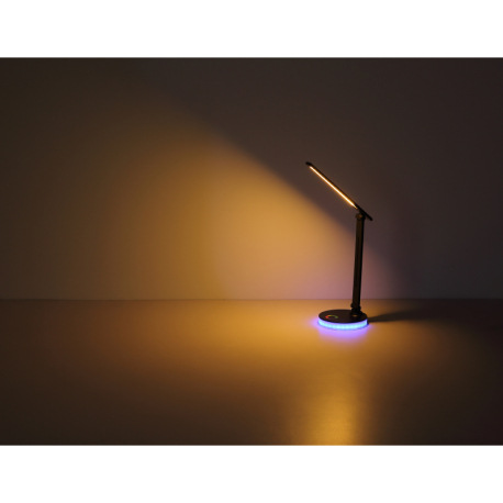 Stolové svietidlo, plast biely, dotykové zapínanie/vypínanie, plynulá regulácia dotykového stmievača 14