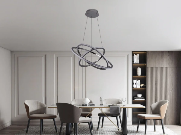 LED závesné svietidlo na lanku + diaľkový ovládač 105W - J4350/CH 7