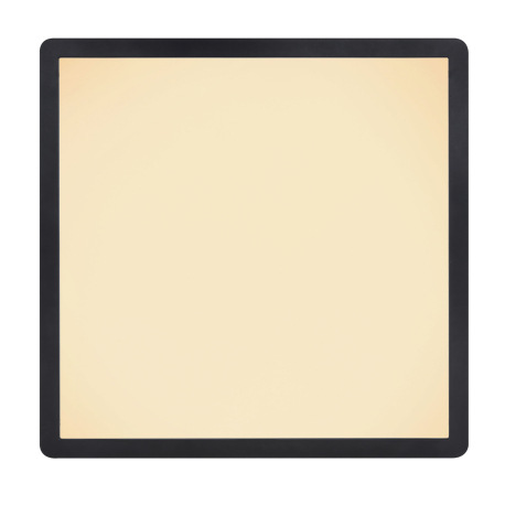 Stropné svietidlo, plast čierny/satinovaný, plast biely, podsvietenie, 3 úrovne osvetlenia pomocou n 5