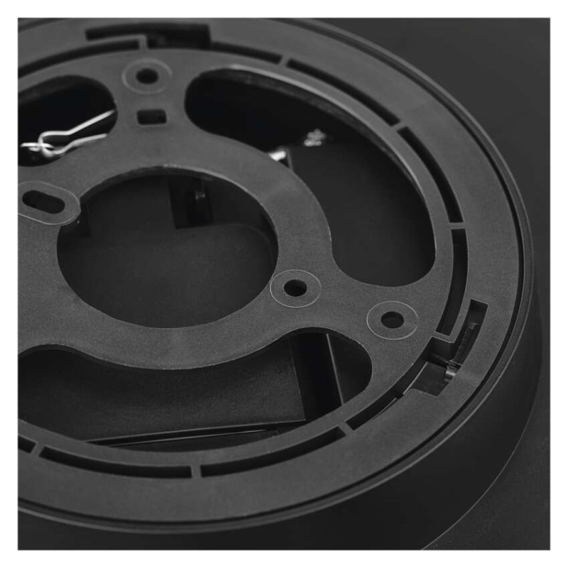 LED prisadené svietidlo DIONI kruhové, čierné,18W, CCT 12