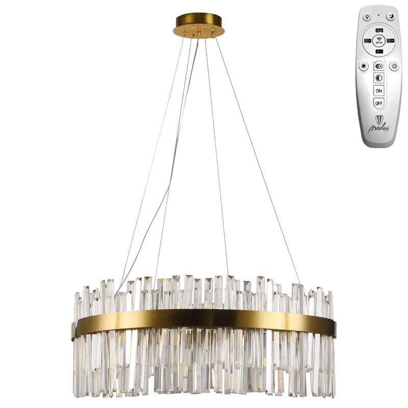 LED krištáľové svietidlo + diaľkový ovládač 80W - J6332/C 5