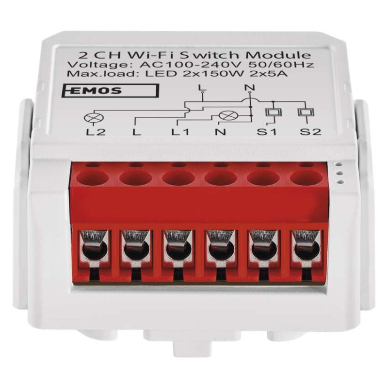 GoSmart spínací modul IP-2202SW, WiFi, 2-kanálový 8