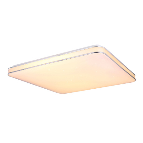 Stropné svietidlo,kov biely, akryl biely, chróm, trblietavý efekt, nočné svetlo, kompatibilné s Goog 6