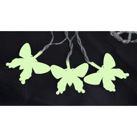 Solárne svietidlo, plast čierny, plast transparentný, dĺžka 4,6 m, IP44, menič farieb, akumlátor AA 9