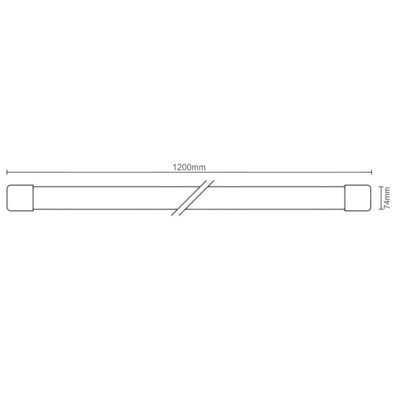 LED svietidlo 36W / IP20 WTL1200 / 4000K - LNL123A 5