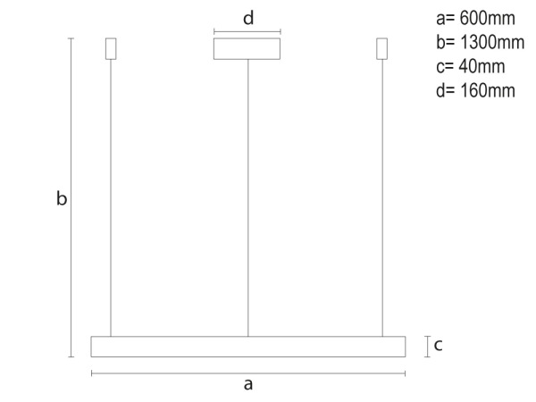 LED závesné svietidlo s diaľkovým ovládačom 42W - J4378/B 1