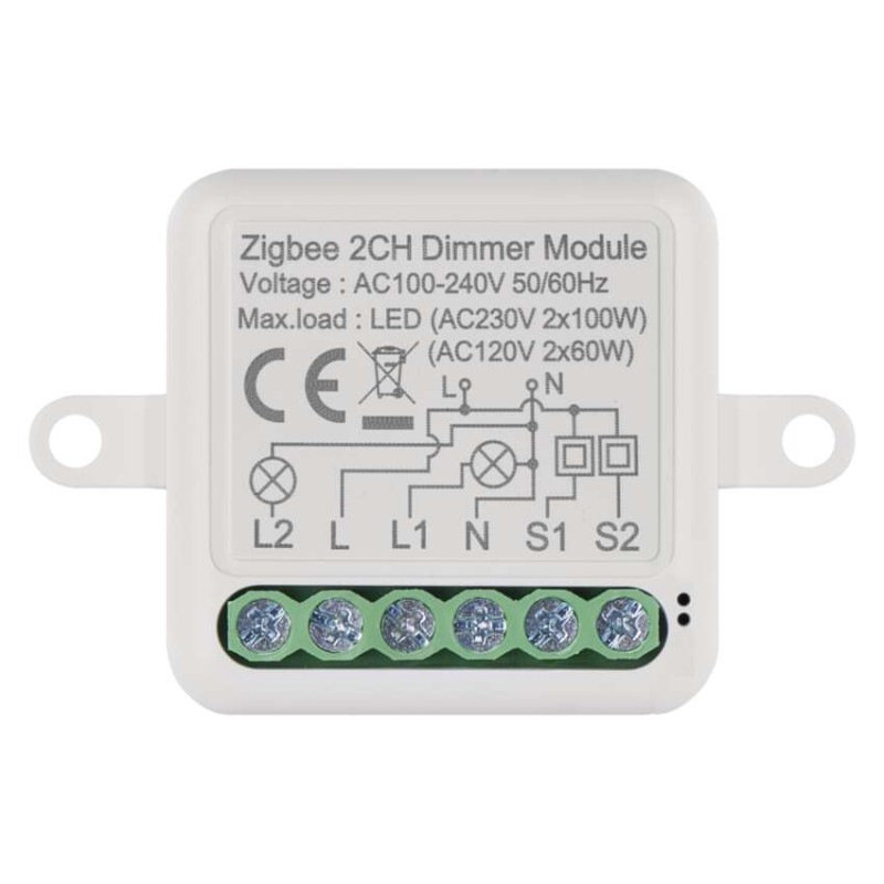 GoSmart modul stmievania IP-2112DZ, ZigBee, 2-kanálový 7