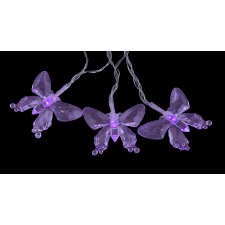 Solárne svietidlo, plast čierny, plast transparentný, dĺžka 4,6 m, IP44, menič farieb, akumlátor AA 1