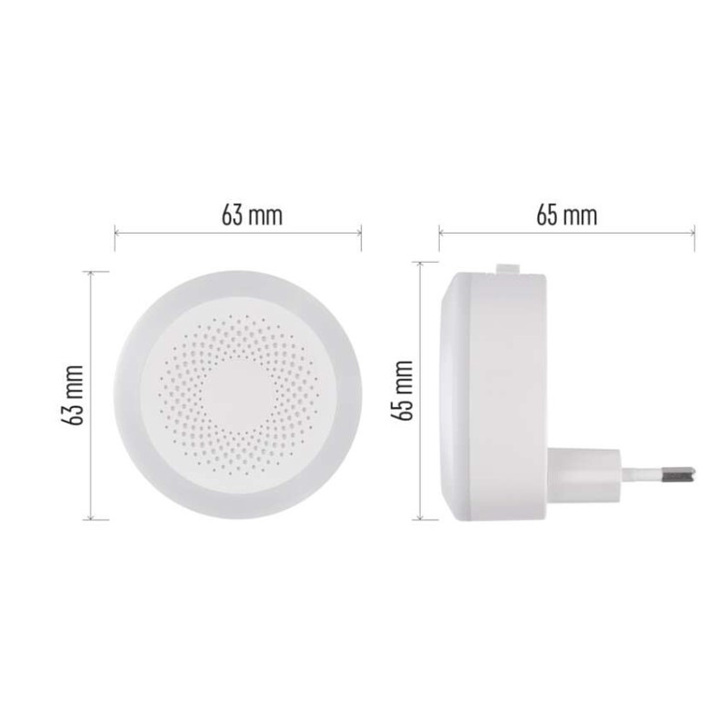 LED nočné svetlo P3326 do zásuvky 8