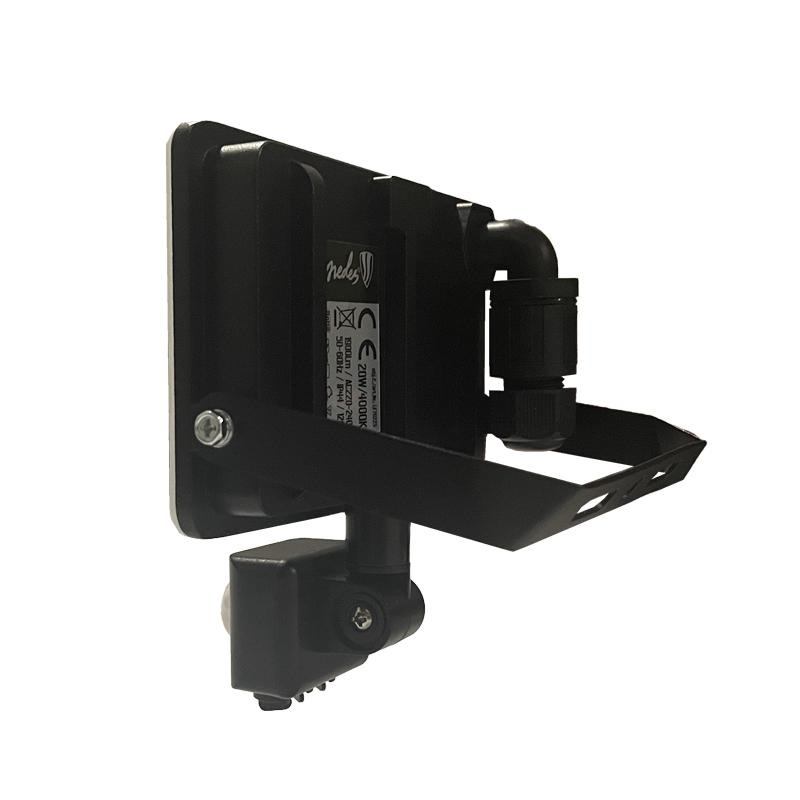 Vonkajší čierny LED reflektor so senzorom 20W / 4000K - LF7022S 6