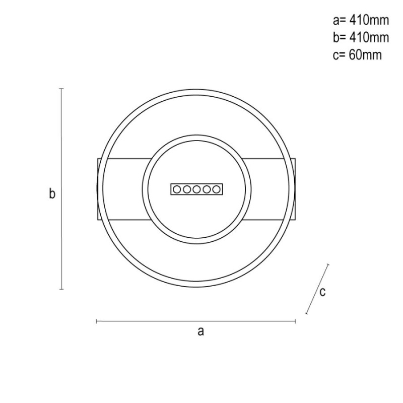 LED stropné svietidlo s diaľkovým ovládačom 60W - TA1330/WB 7
