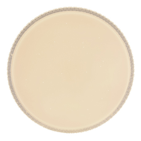 Stropné svietidlo, kov biely, akryl, plastové krištále, CCT násten. vypínačom, časovač, pamäťová fun 3