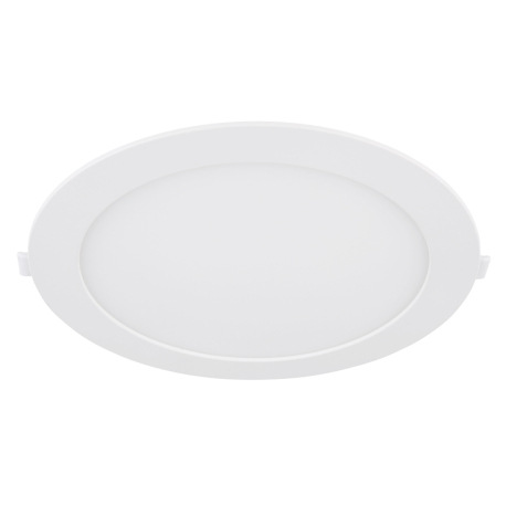 Podhľadové svietidlo, biely plast, biely PVC kábel, externý ovládač v balení, ø: 224mm, V: 25mm, výr 8