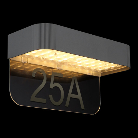 Solárne svietidlo, plast sivý matný/priehľadný, akryl priehľadný, krokový prepínač, batéria súčasťou 13