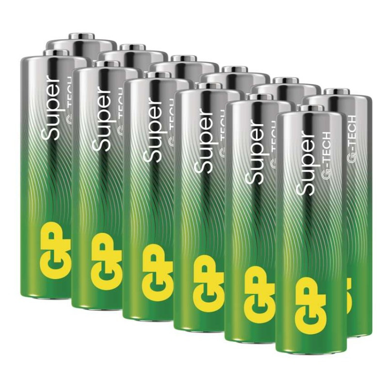 Alkalická batéria GP Super LR6 (AA), 288 ks, display box 1