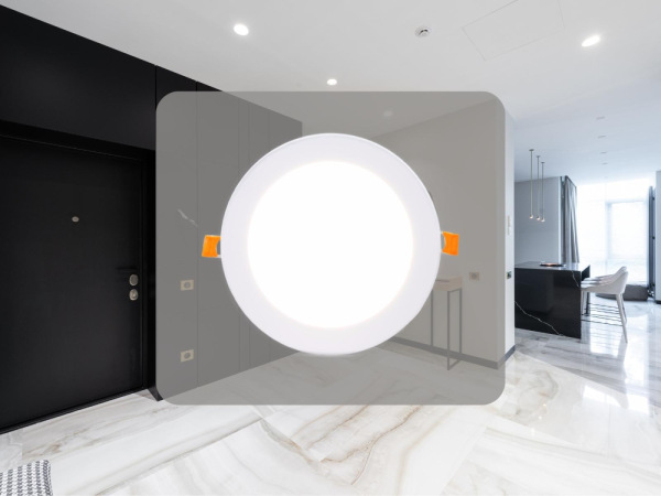 LED vsadený panel 12W / PR / SMD / 4000K / WH - LPL123 5