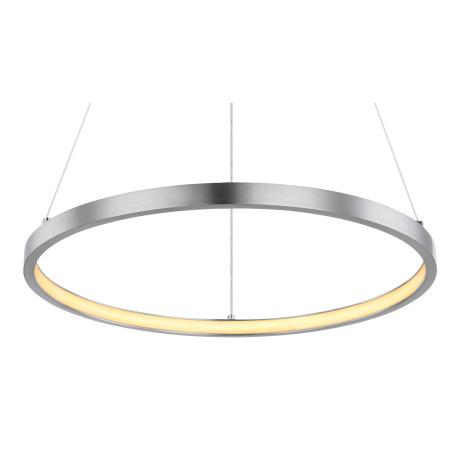 Závesné svietidlo, nikel, plast biely, Ø 385, V: 1200, vrátane 1xLED 19W 230V, 2160lm zdroj, 1000lm 3