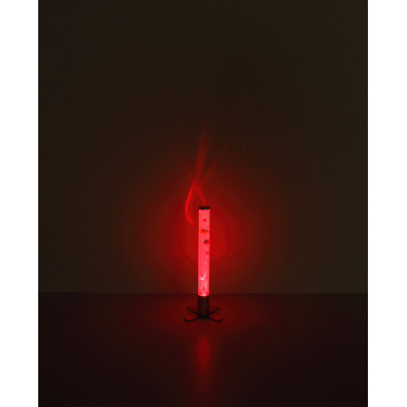 Stojanové svietidlo, plast sivý a priehľadný, čierny PVC kábel, s vypínačom na kábli, RGB zmena farb 11