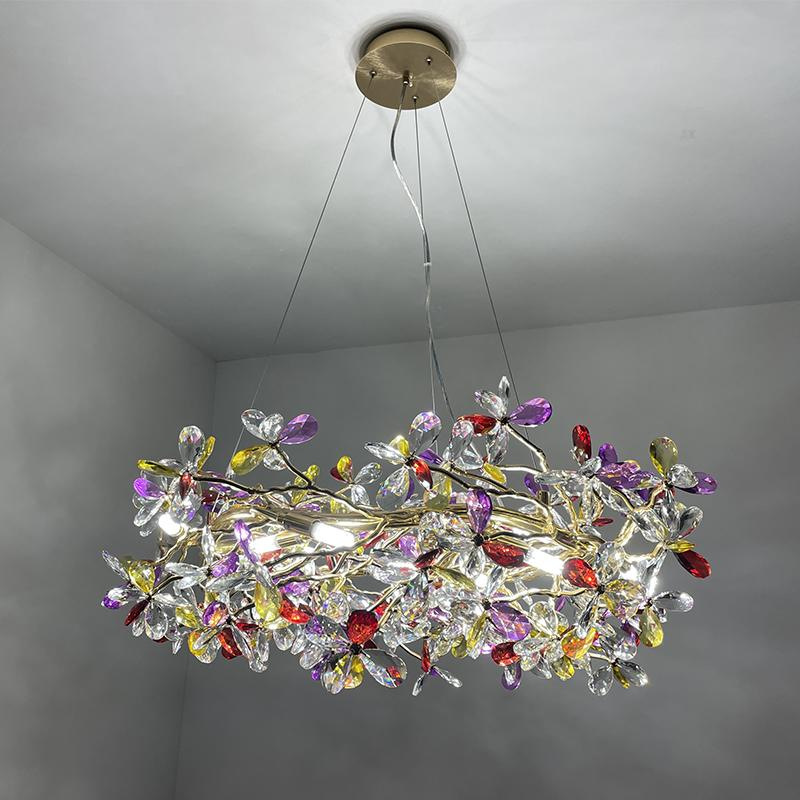 Luxusný závesný krištáľový luster 16 x G9 - CA032/800 4