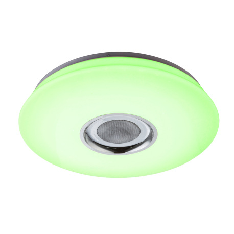 Stropné svietidlo,plast biely, trblietavý efekt,ovládanie aplikáciou,5W reproduktor,stmievateľné,dia 6