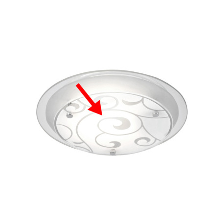 Náhradné sklo pre 48060, so vzorom