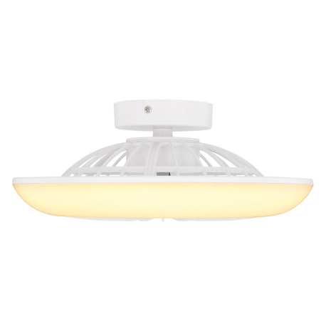 Ventilátor kov biely, plast biely, niekoľko úrovní cez nástenný vypínač, 3 úrovne: svetlo/ventilátor 6