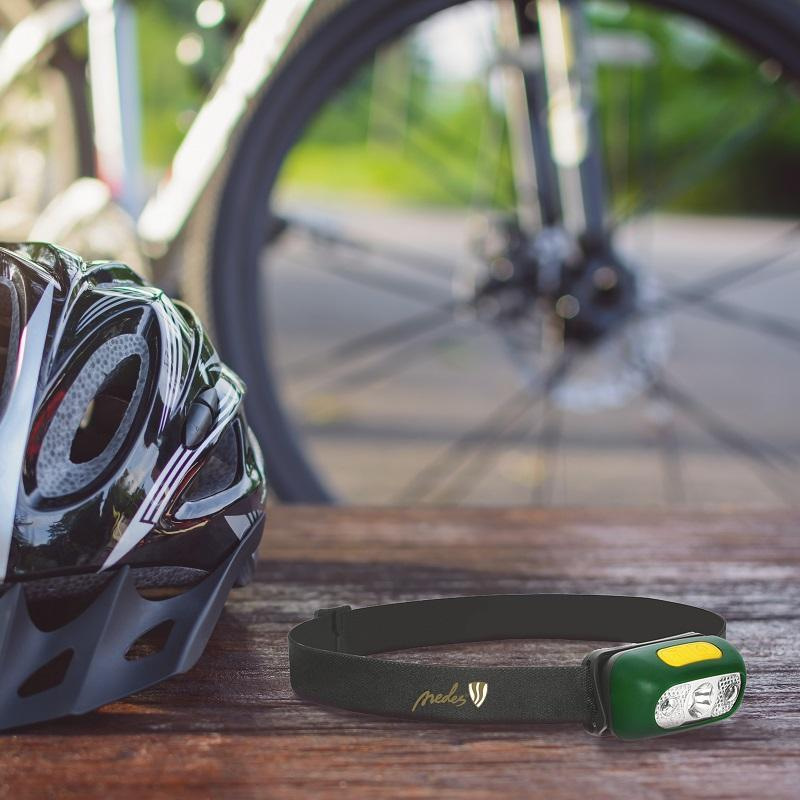 LED nabíjacia čelovka so senzorom - LH02R 8