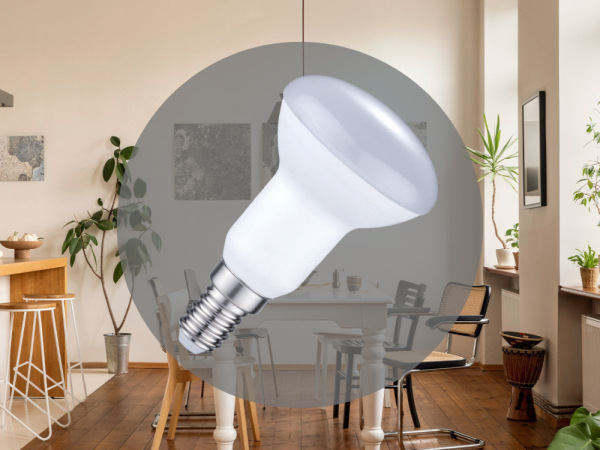 LED žiarovka 6W - R50 / E14 / SMD / 6500K - ZLS205