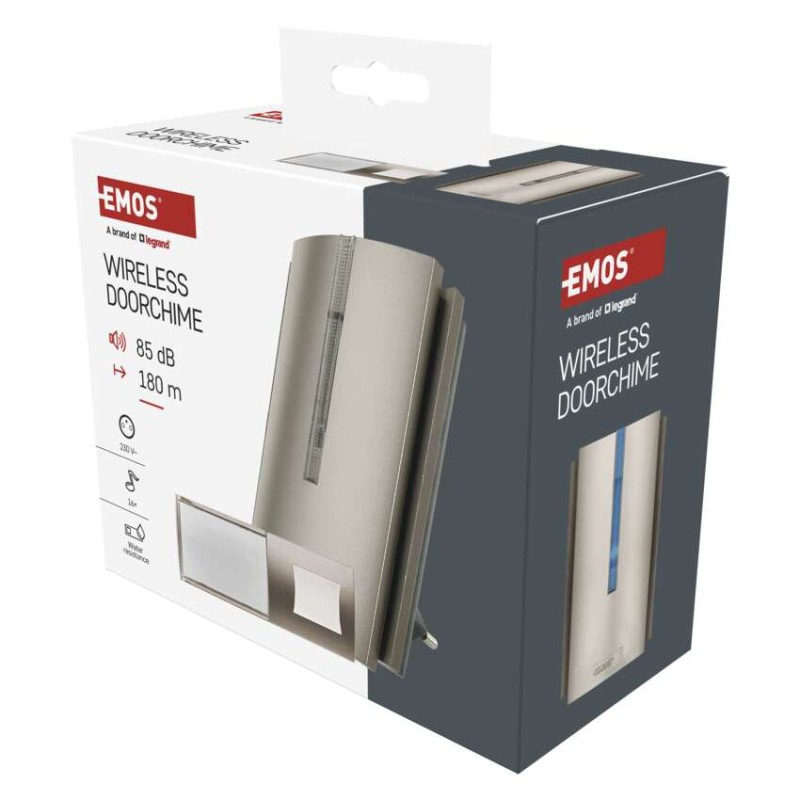 Domový bezdrôtový zvonček P5760N do zásuvky, možnosť predĺženia signálu 13