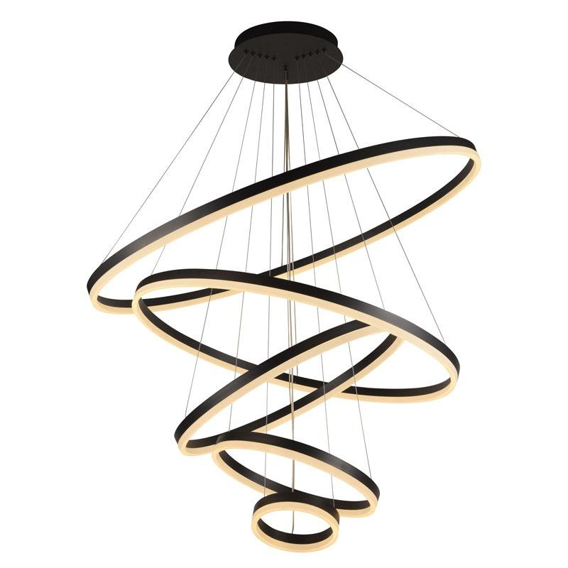 LED závesné svietidlo na lanku + diaľkový ovládač 210W - J4330/B 7