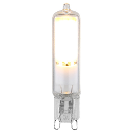 LED žiarovka, číre sklo, biela keramika, ø 15 mm, H: 65 mm, vrátane 1x G9 LED, max. 4W 230V, 600lm z