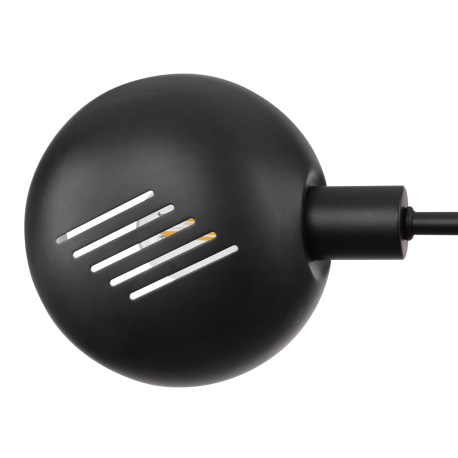 Stojanové svietidlo, kov čierny, mramor čierny, DxŠxV:1300x1200x2000mm, dľžka kábla 1800mm, bez žiar 5