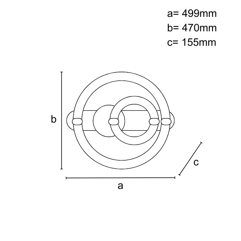 LED stropné svietidlo s diaľkovým ovládačom 120W - J3341/W 10