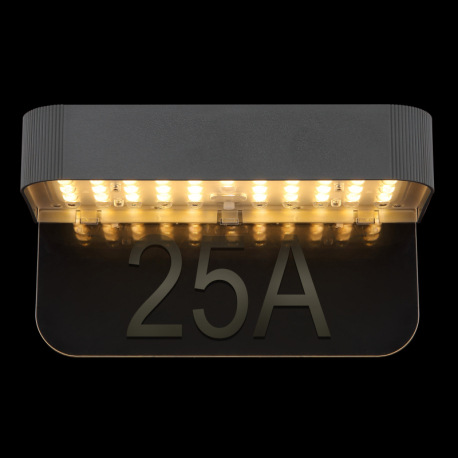 Solárne svietidlo, plast sivý matný/priehľadný, akryl priehľadný, krokový prepínač, batéria súčasťou 6