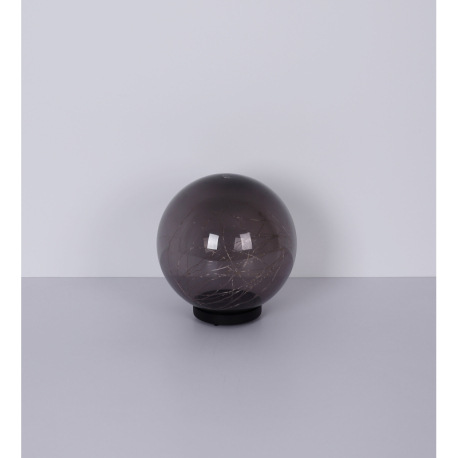 Solárne svietidlo, plast, plast dymový, LED pás vo vnútri, IP44, vypínač, akumlátor AA 600mAh 1,2V, 6